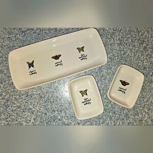 Rae Dunn 4 Piece Butterfly Set